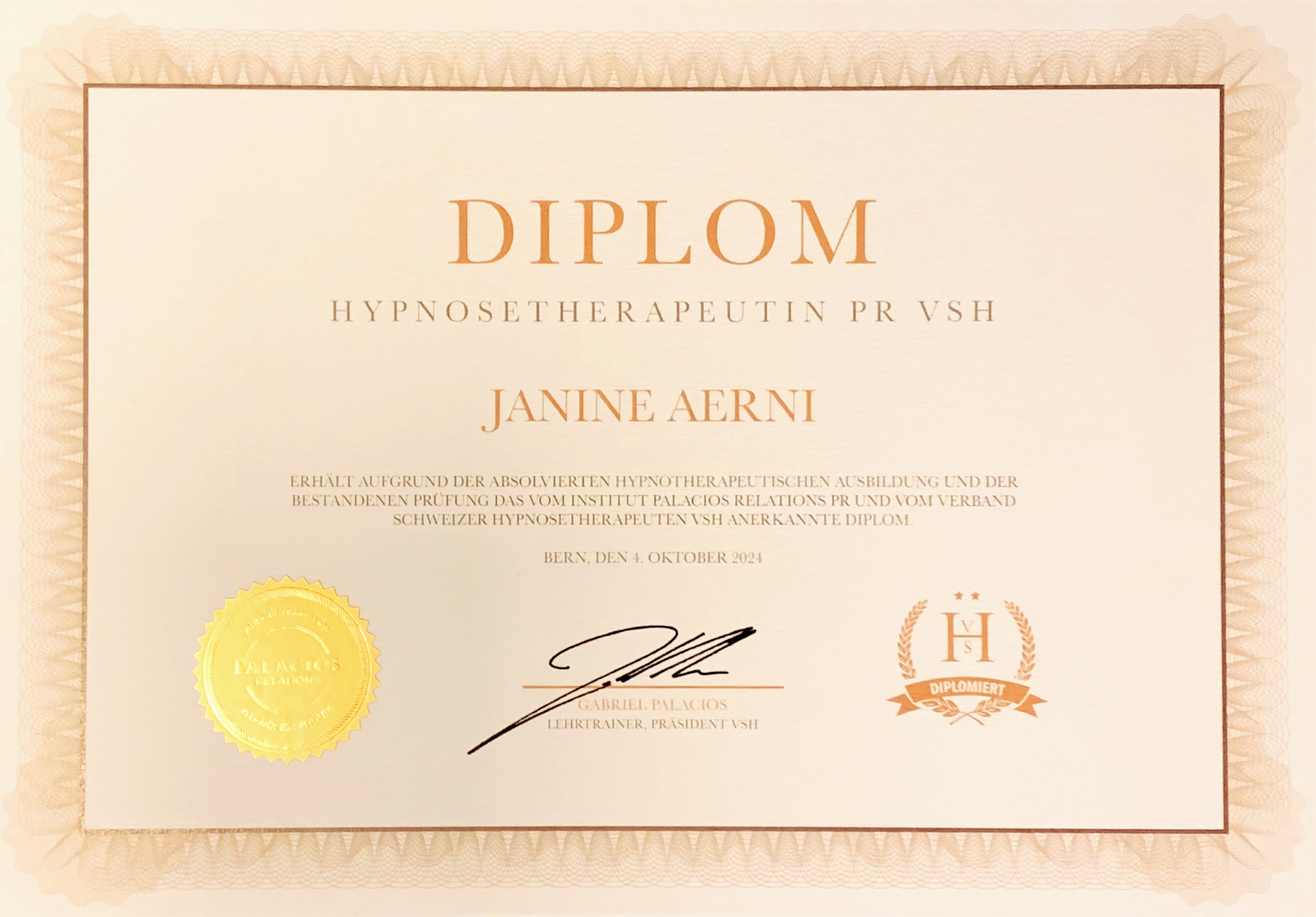 Janine Aerni – Diplomierte Hypnosetherapeutin in Bern